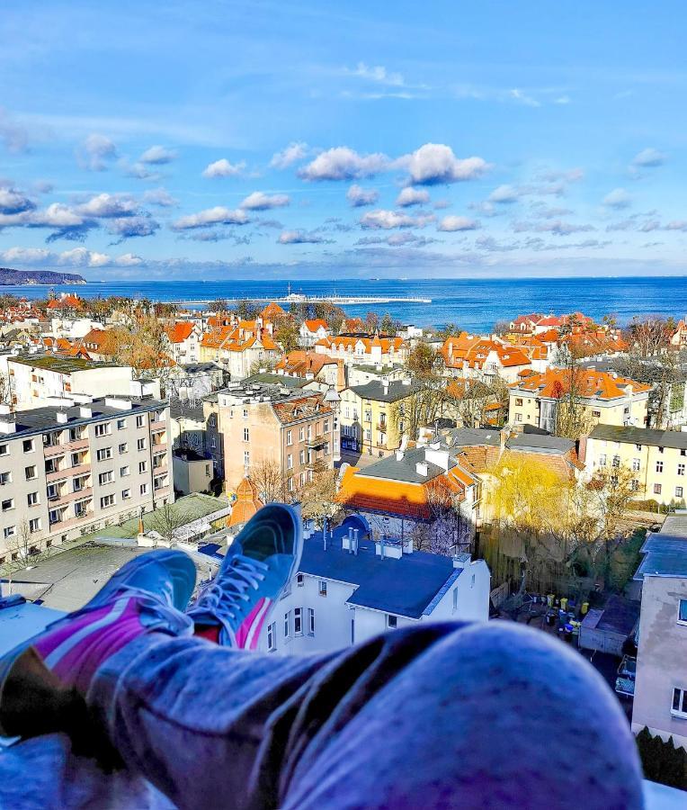 Pokoje Przy Plazy Z Widokiem Na Morze Sopot Eksteriør bilde
